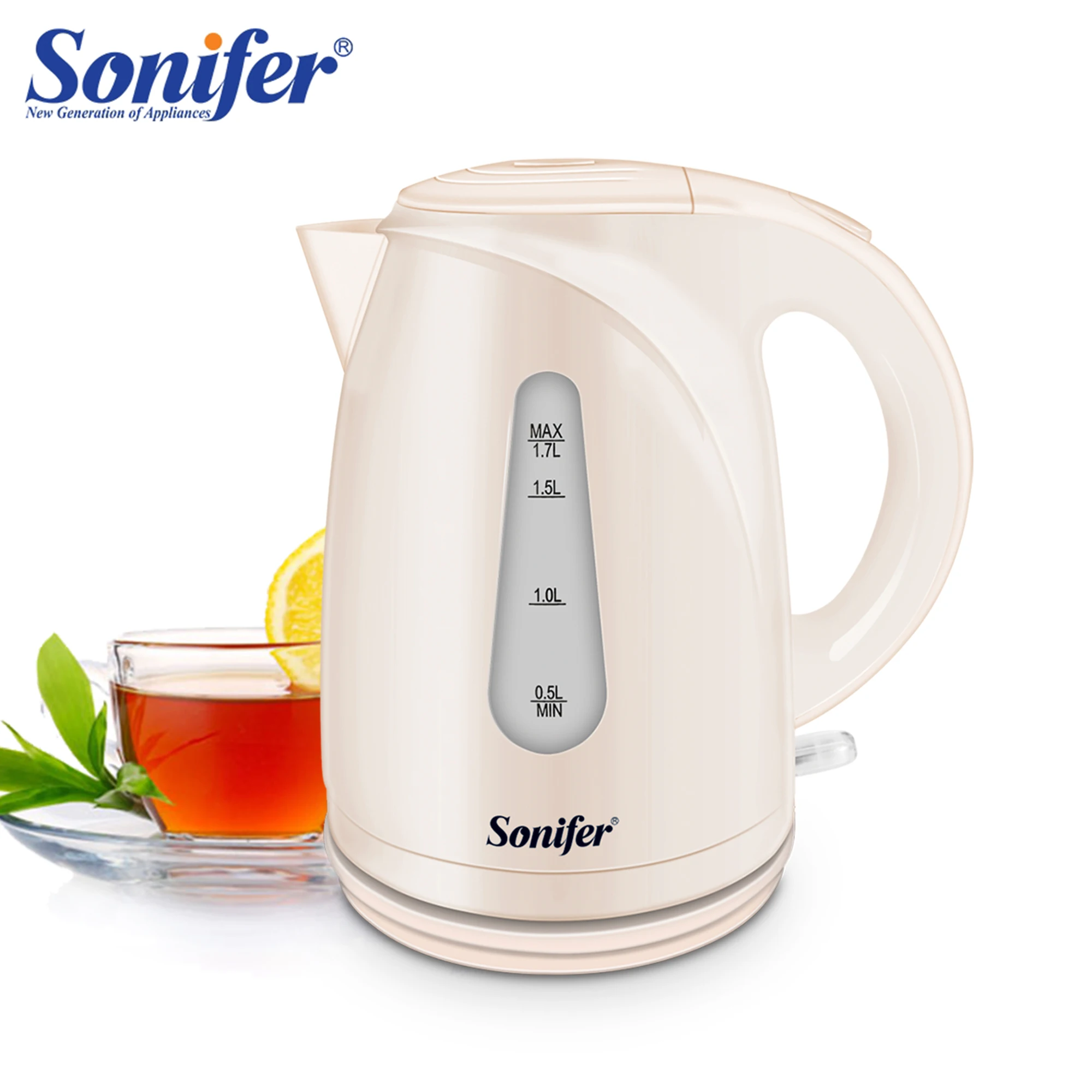 Sonifer 1.7L Electric Kettle Stainless Steel Kitchen Appliances Smart Kettle Whistle Kettle Samovar Tea Thermo Pot Gift SF2060
Sonifer 1.7L Electric Kettle Stainless Steel Kitchen Appliances Smart Kettle Whistle Kettle Samovar Tea Thermo Pot Gift SF2060