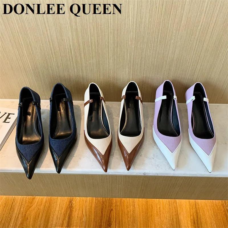 Туфли-лодочки женские на низком каблуке, заостренный носок, брендовая вечерняя классическая офисная обувь, удобная весенняя обувь, разные ц...
Туфли-лодочки женские на низком каблуке, заостренный носок, брендовая вечерняя классическая офисная обувь, удобная весенняя обувь, разные ц...