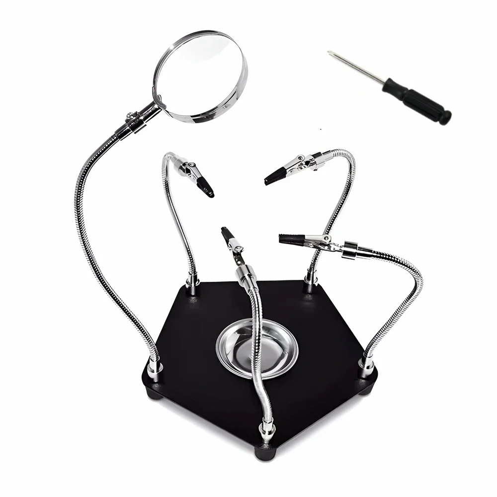 Зажим для печатной платы, держатель для пайки, инструмент для третьей руки, гибкие руки помощи
Зажим для печатной платы, держатель для пайки, инструмент для третьей руки, гибкие руки помощи