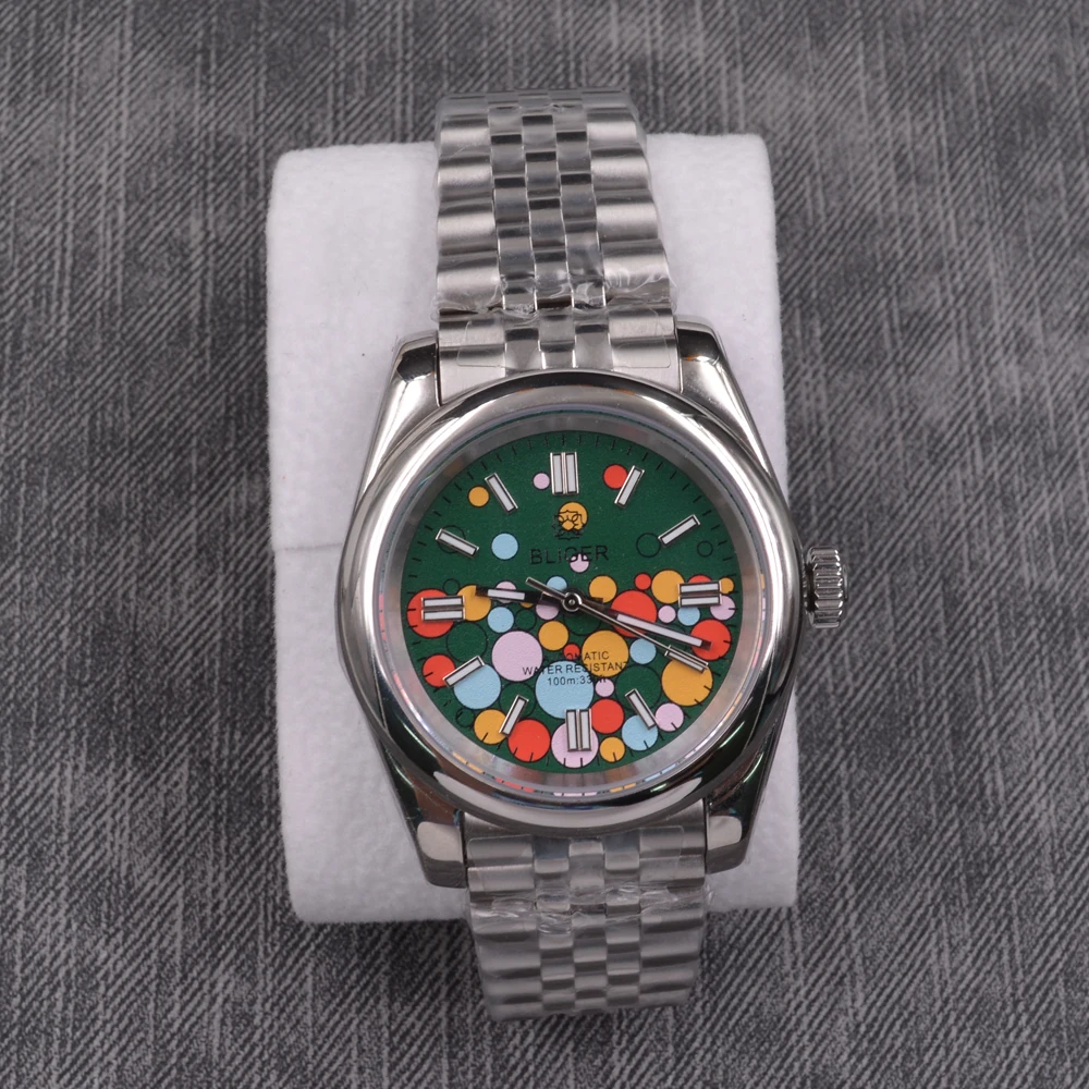 Мужские часы с автоматическим механизмом Bliger Seiko NH35, юбилейные светящиеся часы с браслетом из нержавеющей стали и сапфировым стеклом, 36 мм/39 мм
Мужские часы с автоматическим механизмом Bliger Seiko NH35, юбилейные светящиеся часы с браслетом из нержавеющей стали и сапфировым стеклом, 36 мм/39 мм