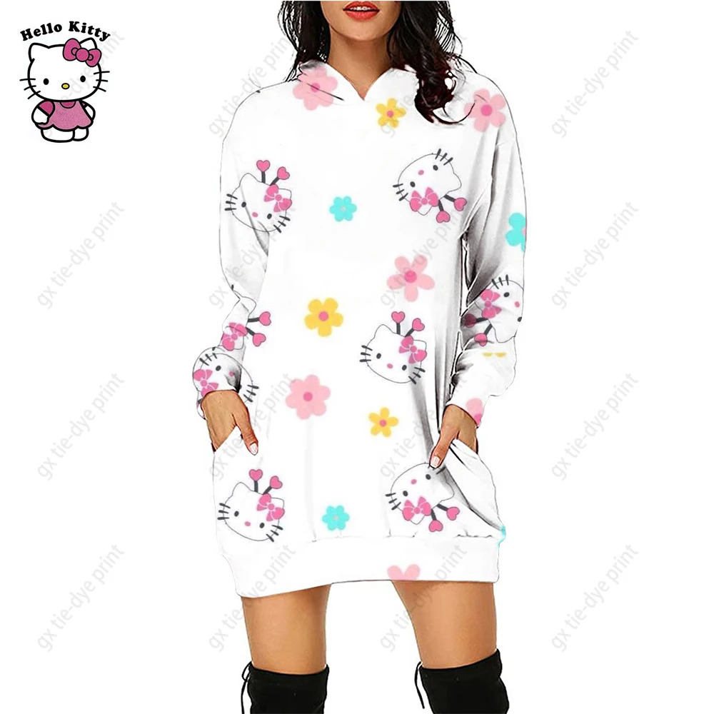Осеннее женское повседневное прямое платье-пуловер с принтом Hello Kitty, ТРАПЕЦИЕВИДНОЕ ПЛАТЬЕ, женское свободное платье-свитшот с круглым вырезом и длинным рукавом
Осеннее женское повседневное прямое платье-пуловер с принтом Hello Kitty, ТРАПЕЦИЕВИДНОЕ ПЛАТЬЕ, женское свободное платье-свитшот с круглым вырезом и длинным рукавом