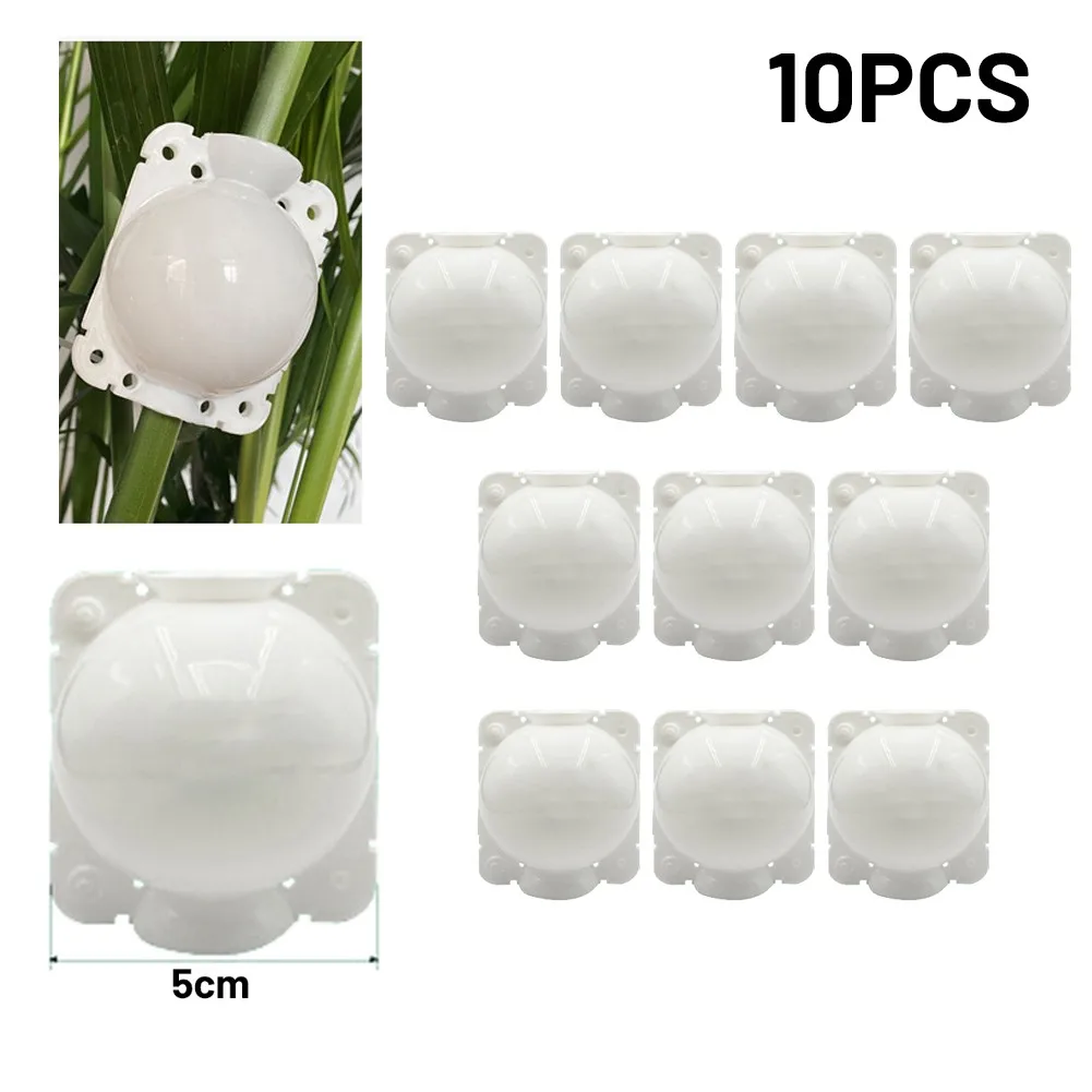 

10PCS Reusable Plant Grafting Box Growing Ball Rooting Equipment High Pressure Propagation Ball Garden Graft Box Case 5CM 8CM