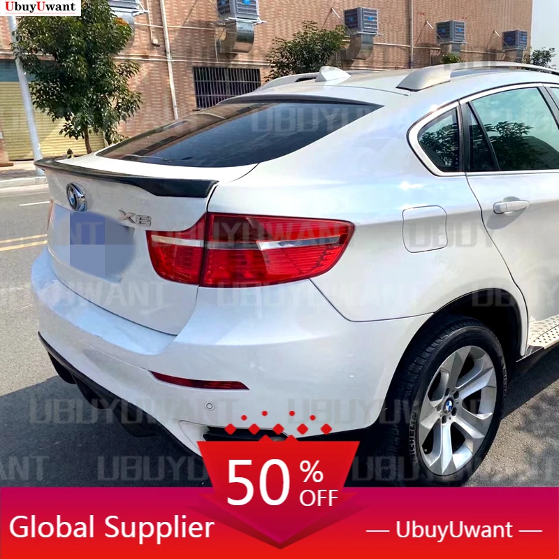 For BMW X6 E71 P Style 2008-2014 Carbon Fiber Rear Trunk Boot Spoiler Wing Lip Car Rear Wings Car Accessories
For BMW X6 E71 P Style 2008-2014 Carbon Fiber Rear Trunk Boot Spoiler Wing Lip Car Rear Wings Car Accessories
