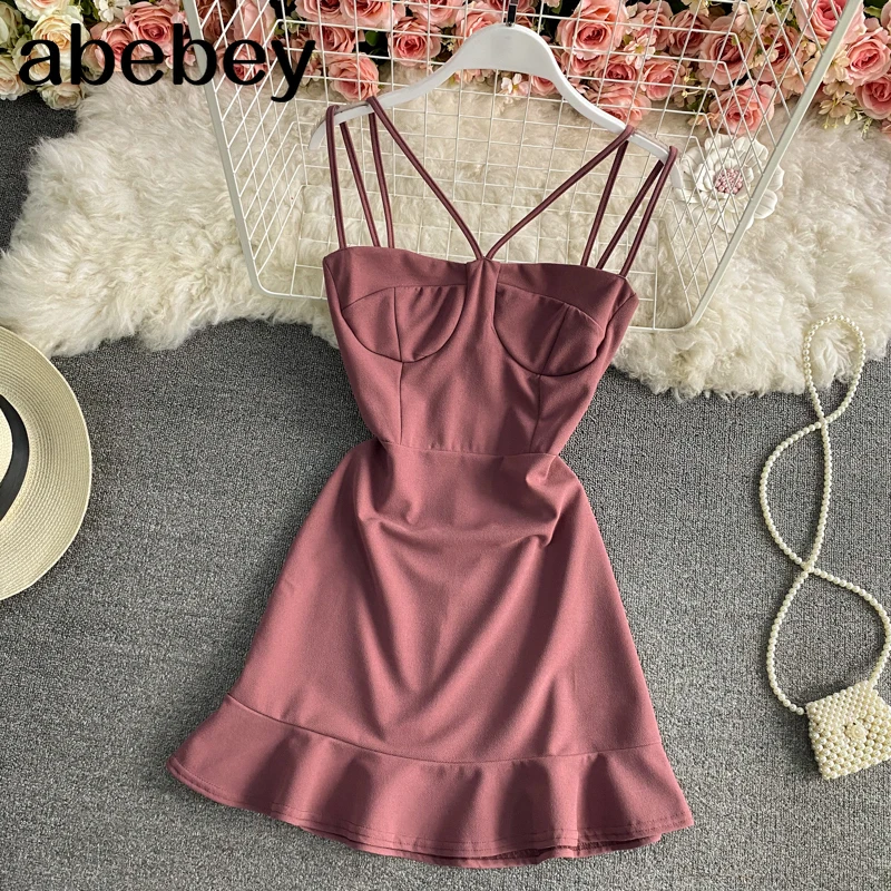 Women Sexy Backless Strap Dress Design V Neck Sleeveless Slim Party Dress Summer Off Shoulder Split White Short Dress
Women Sexy Backless Strap Dress Design V Neck Sleeveless Slim Party Dress Summer Off Shoulder Split White Short Dress