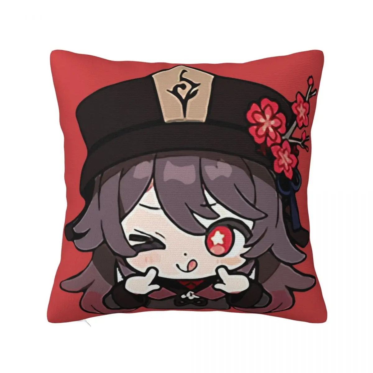 Hu Tao Genshin Impact Pillowcase Printed Polyester Cushion Cover Gift cute waifu game anime Pillow Case Cover Home Square 40cm
Hu Tao Genshin Impact Pillowcase Printed Polyester Cushion Cover Gift cute waifu game anime Pillow Case Cover Home Square 40cm