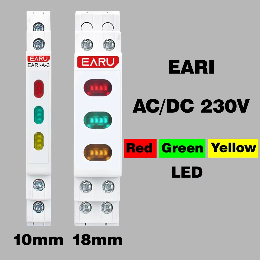 EARUELECTRIC Рельсовый индикатор светодиодный красный зеленый синий 220В 230В
EARUELECTRIC Рельсовый индикатор светодиодный красный зеленый синий 220В 230В