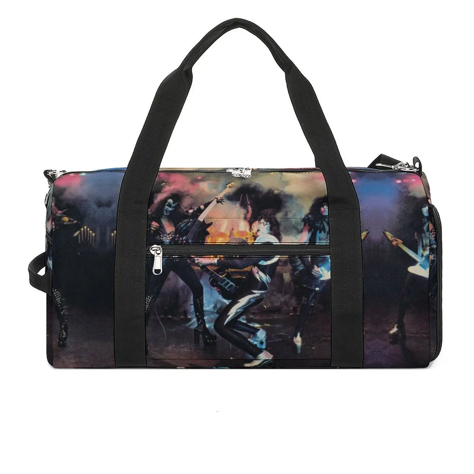 Kiss Band Gym Bag Travel Sports Bags Men Women Design Large Capacity Cute Fitness Bag Waterproof Handbags
Kiss Band Gym Bag Travel Sports Bags Men Women Design Large Capacity Cute Fitness Bag Waterproof Handbags