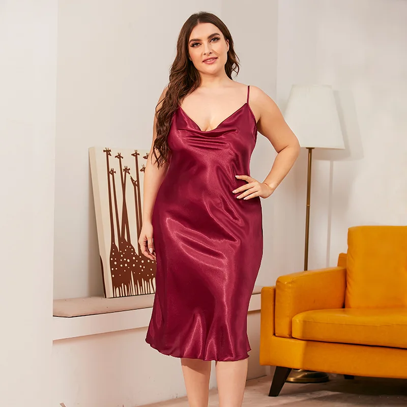 Pajama Sets Silk Sleepwear Women Summer Plus Size lingere Women's Pajamas Sexy Camisoles Nightwear Nightgown Sleeping Dress
Pajama Sets Silk Sleepwear Women Summer Plus Size lingere Women's Pajamas Sexy Camisoles Nightwear Nightgown Sleeping Dress