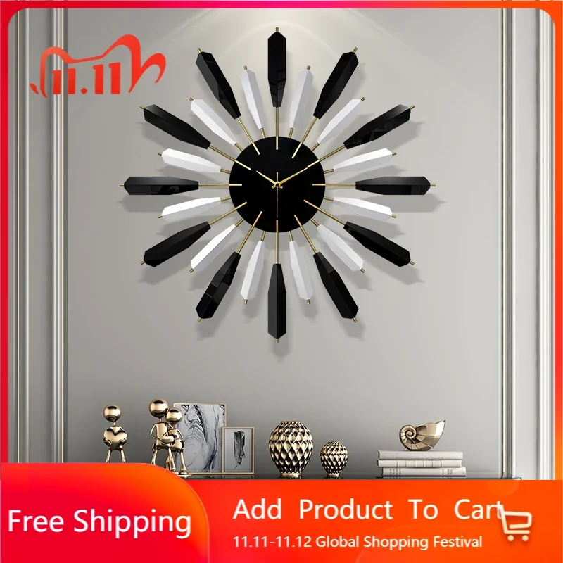 Hall Silent Bathroom Decorative Wall Clock Timepiece Luxury Mechanic Wall Clock Decor House Nordic Horloge Murale Digital Clock
Hall Silent Bathroom Decorative Wall Clock Timepiece Luxury Mechanic Wall Clock Decor House Nordic Horloge Murale Digital Clock