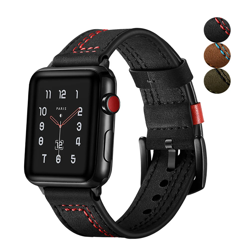 Genuine Leather strap for Apple watch band 44mm 40mm iWatch 42/38mm smart watchband belt bracelet applewatch series 6 5 4 3 se
Genuine Leather strap for Apple watch band 44mm 40mm iWatch 42/38mm smart watchband belt bracelet applewatch series 6 5 4 3 se