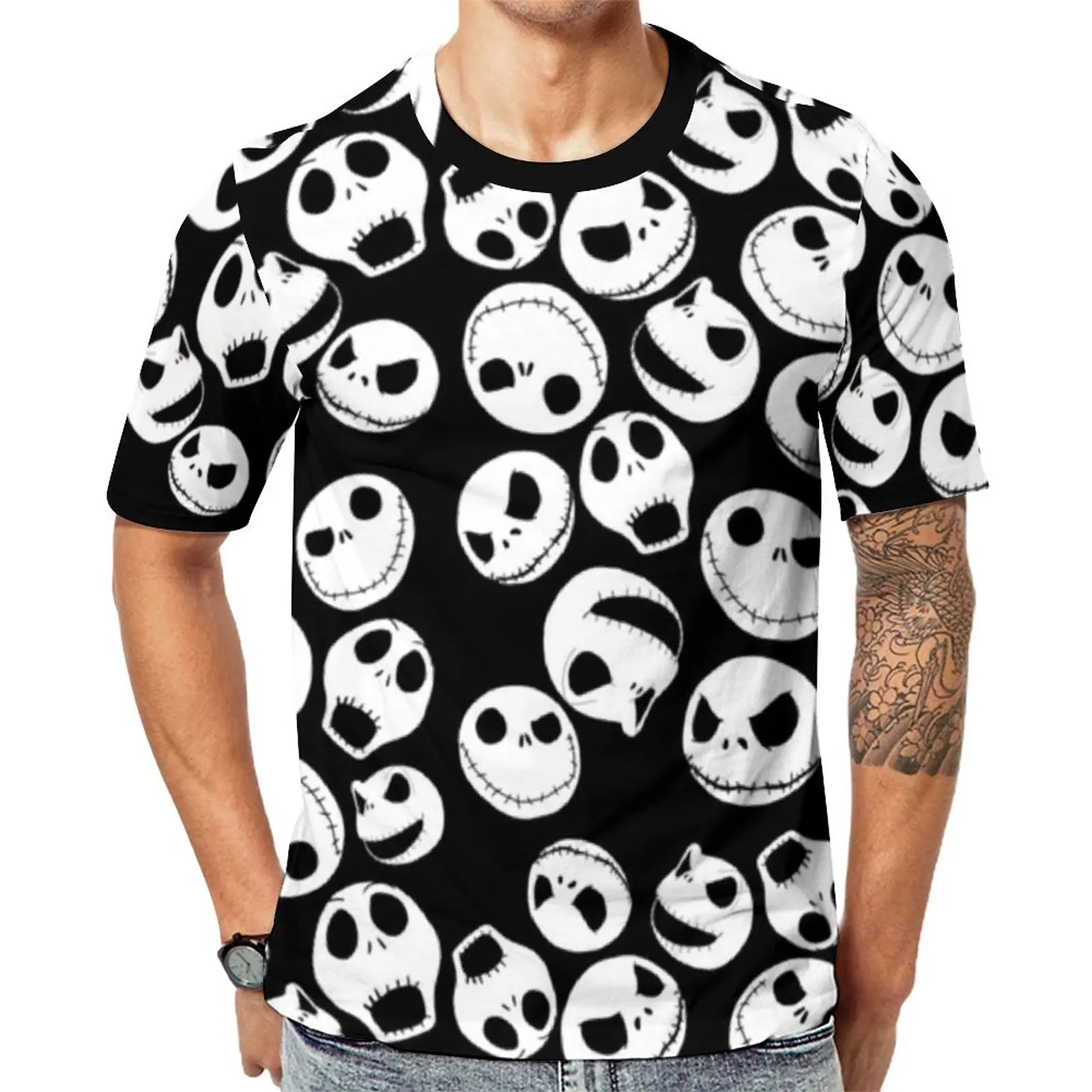 Cartoon Skull T-Shirt Funny Skulls Print EMO T Shirts Crew Neck Cool Tshirt Summer Man Printed Tees Big Size
Cartoon Skull T-Shirt Funny Skulls Print EMO T Shirts Crew Neck Cool Tshirt Summer Man Printed Tees Big Size