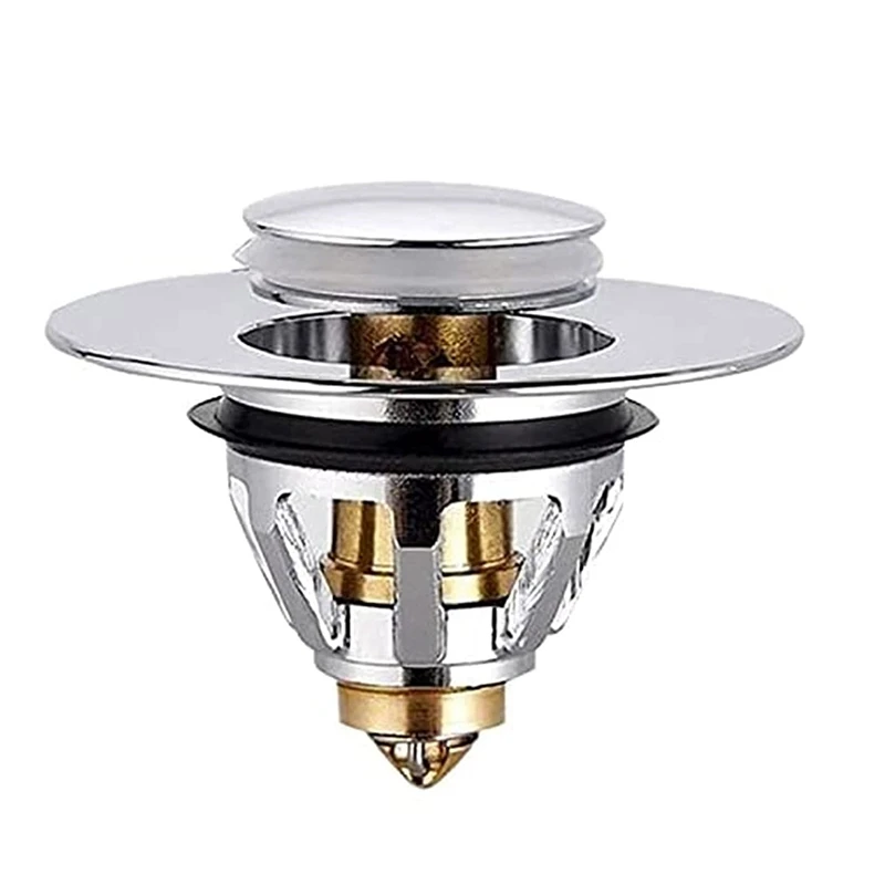 Basin Sink Waste Plug Bathroom Plugs Push-In Bounce Core Sink Spring Plug Used In Kitchen Bathroom And Toilet
Basin Sink Waste Plug Bathroom Plugs Push-In Bounce Core Sink Spring Plug Used In Kitchen Bathroom And Toilet