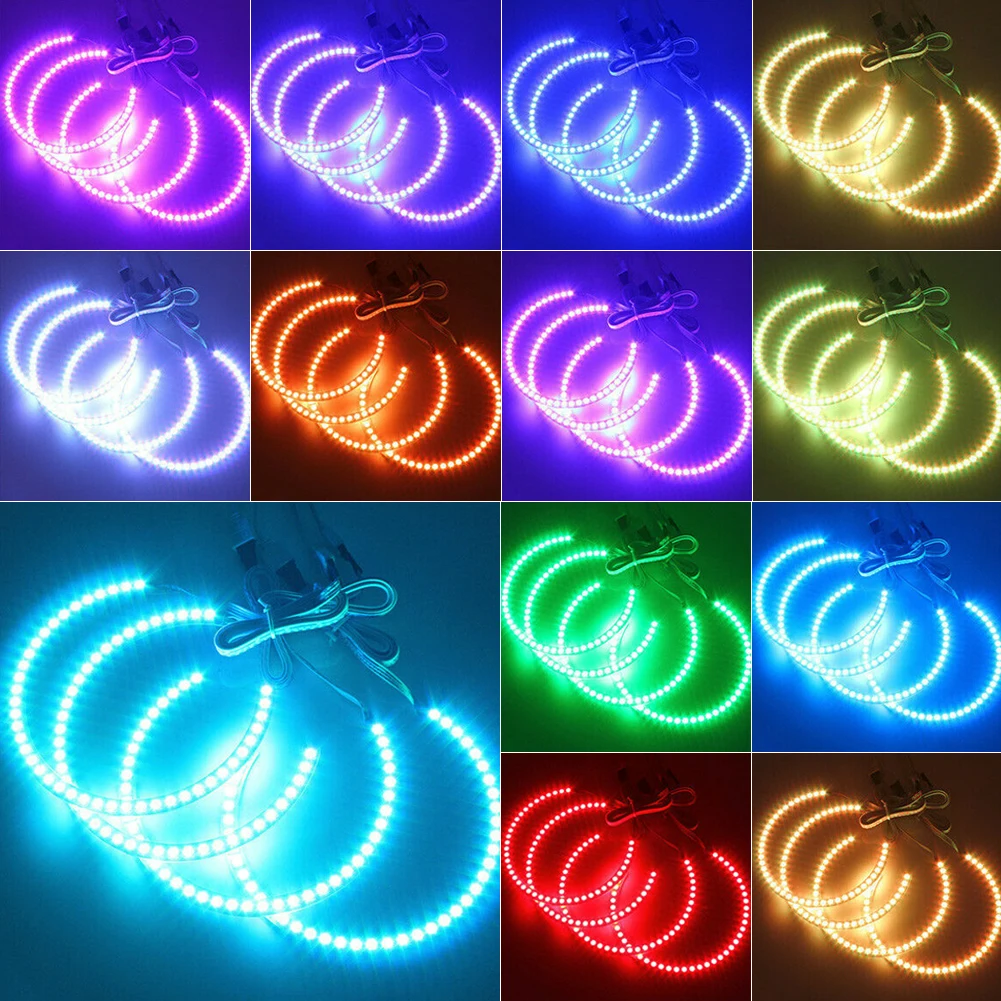 100% New High Quality Low Power Consumption BMW E36 E38 E39 E46 Multicolor 5050 RGB Flash SMD Led Angel Eye Halo Ring
100% New High Quality Low Power Consumption BMW E36 E38 E39 E46 Multicolor 5050 RGB Flash SMD Led Angel Eye Halo Ring
