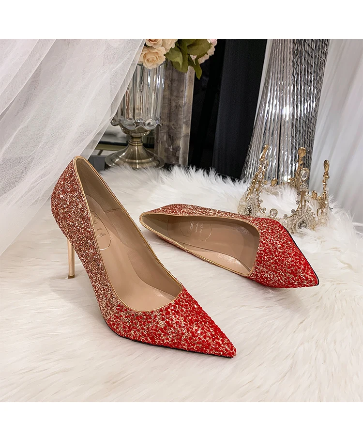 Wedding shoes women 2022 new spring wedding red high heels dress thick heel large crystal wedding dress bridal shoes
Wedding shoes women 2022 new spring wedding red high heels dress thick heel large crystal wedding dress bridal shoes