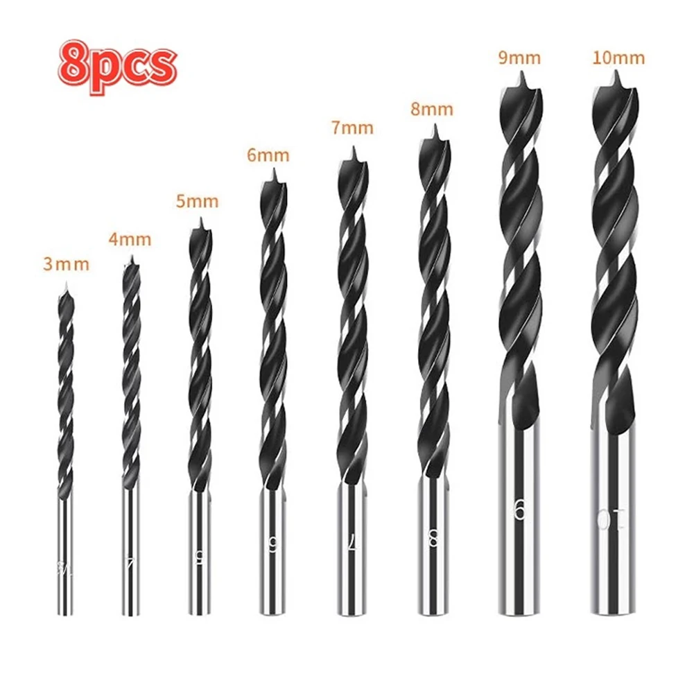 8Pcs/Set Wood Drill Bit Set 3MM-10MM Drill Bits Kit For Woodworking Wood Tools Spiral Drill Bit High Carbon Steel
8Pcs/Set Wood Drill Bit Set 3MM-10MM Drill Bits Kit For Woodworking Wood Tools Spiral Drill Bit High Carbon Steel