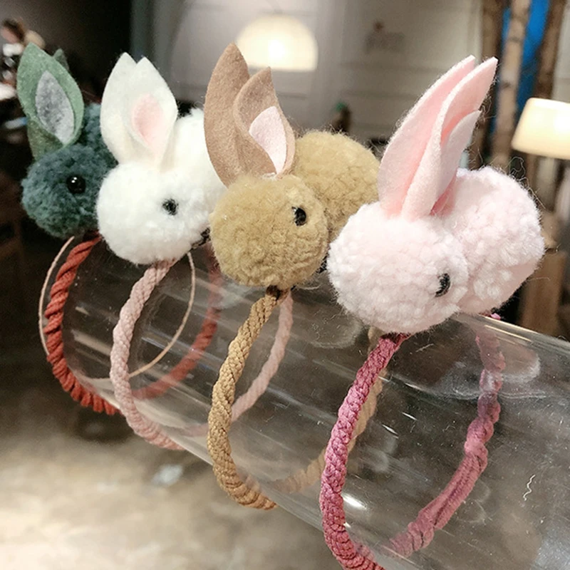 Cute Animal Hair Ball Rabbit Hair Ring Girls Rubber Band Elastic Hair Bands Korean Headwear Children Hair Accessories Ornaments
Cute Animal Hair Ball Rabbit Hair Ring Girls Rubber Band Elastic Hair Bands Korean Headwear Children Hair Accessories Ornaments