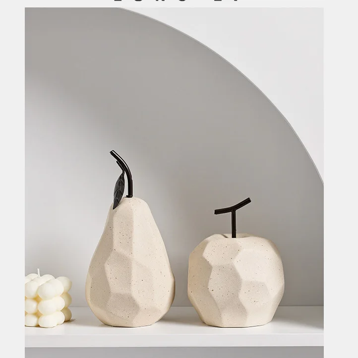 Apple Pear Modern Simple Pure Handmade Ceramic Decoration Simple Living Room TV Cabinet Home Decoration Fruit Home Decoration
Apple Pear Modern Simple Pure Handmade Ceramic Decoration Simple Living Room TV Cabinet Home Decoration Fruit Home Decoration