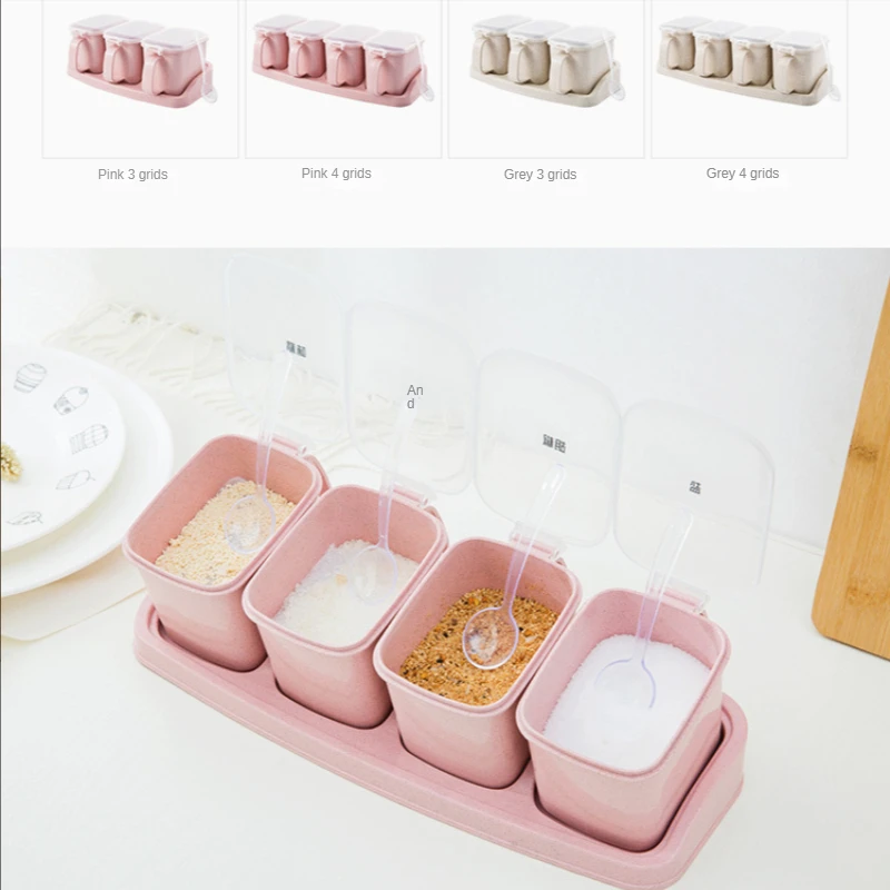 Seasoning Boxes Set Pepper Box Spice Shaker Storage Salt Jar Sugar Bowl Spice Jars Set Kitchen Supplies Kitchen Gadgets Tools
Seasoning Boxes Set Pepper Box Spice Shaker Storage Salt Jar Sugar Bowl Spice Jars Set Kitchen Supplies Kitchen Gadgets Tools