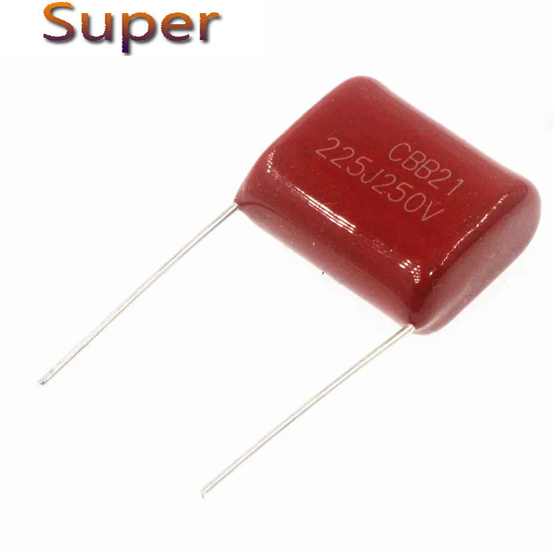 10 шт. 250V225J шаг 20 мм 250 В 225 мкФ CBB 250V225 полипропиленовый пленочный конденсатор
10 шт. 250V225J шаг 20 мм 250 В 225 мкФ CBB 250V225 полипропиленовый пленочный конденсатор