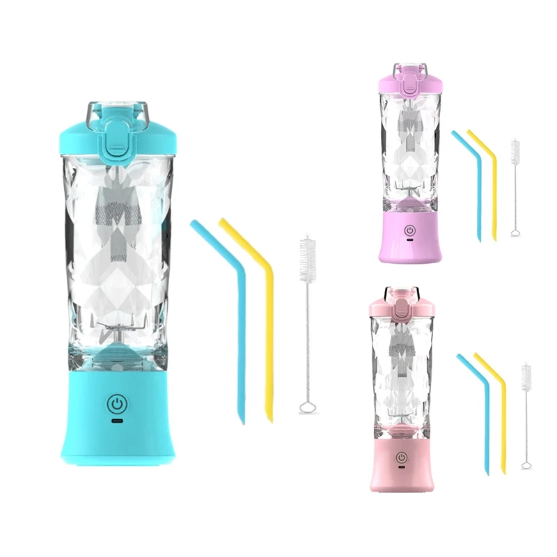 600ML Portable Blender Electric Juicers Fruit Mixers 4000Mah USB Rechargeable Smoothie Mini Blender Personal Juicer
600ML Portable Blender Electric Juicers Fruit Mixers 4000Mah USB Rechargeable Smoothie Mini Blender Personal Juicer
