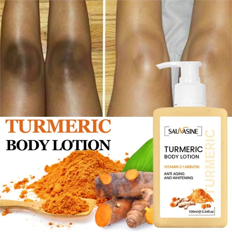 100ml Body Whitening Cream Turmeric Body Lotion Anti Aging Long-lasting Moisturizing Smooth Skin Lightening Cream for Dark Skin
100ml Body Whitening Cream Turmeric Body Lotion Anti Aging Long-lasting Moisturizing Smooth Skin Lightening Cream for Dark Skin
