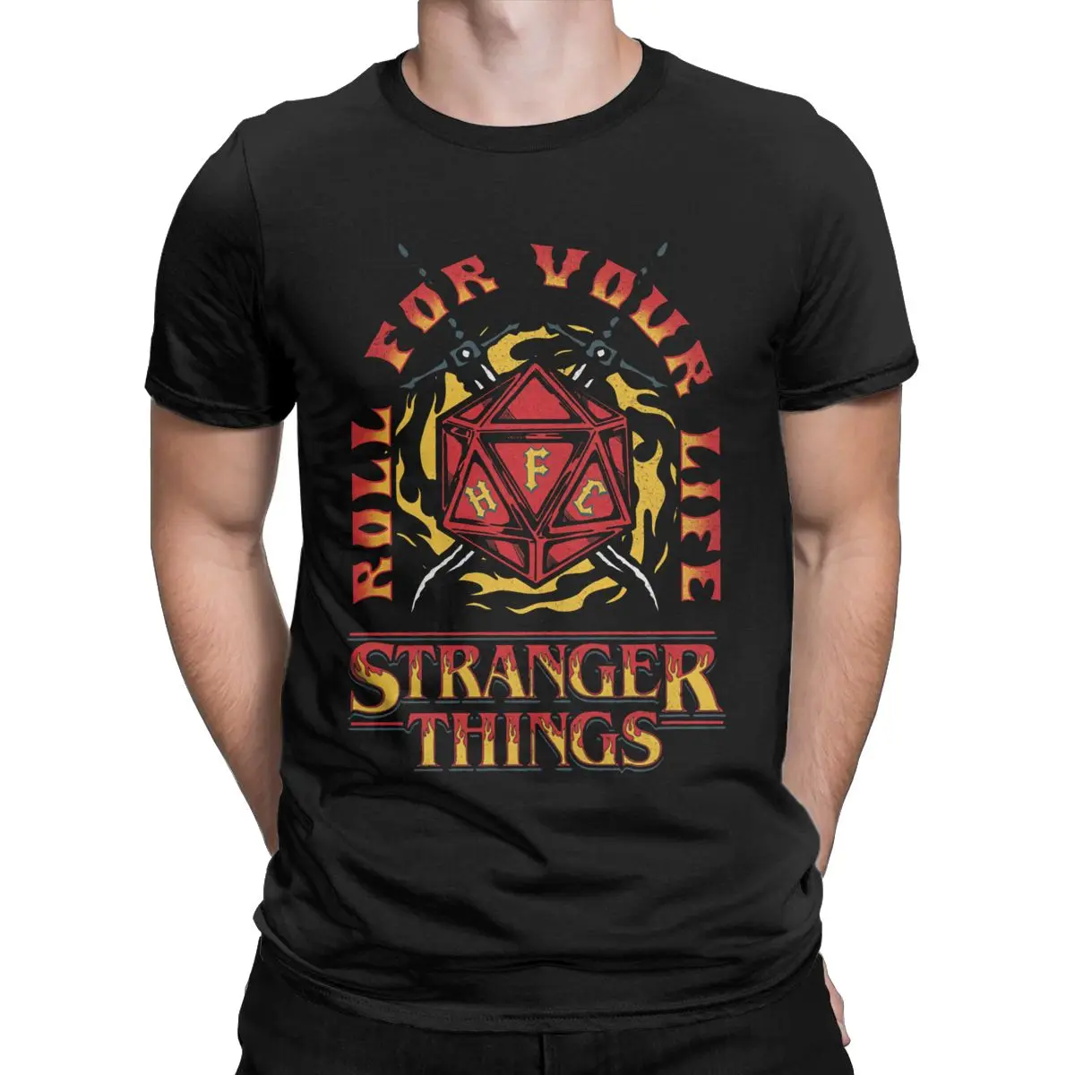Men's T-Shirt Dice And Fire Stranger Things Hellfire Club Funny 100% Cotton Tees Short Sleeve T Shirts O Neck Clothes Gift Idea
Men's T-Shirt Dice And Fire Stranger Things Hellfire Club Funny 100% Cotton Tees Short Sleeve T Shirts O Neck Clothes Gift Idea