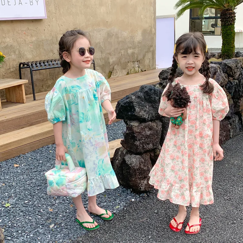 Dress Mid-calf Length O-neck Collar Short Sleeve Pullover Designable Solid Simple Fashion Modern Summer Children Girls
Dress Mid-calf Length O-neck Collar Short Sleeve Pullover Designable Solid Simple Fashion Modern Summer Children Girls