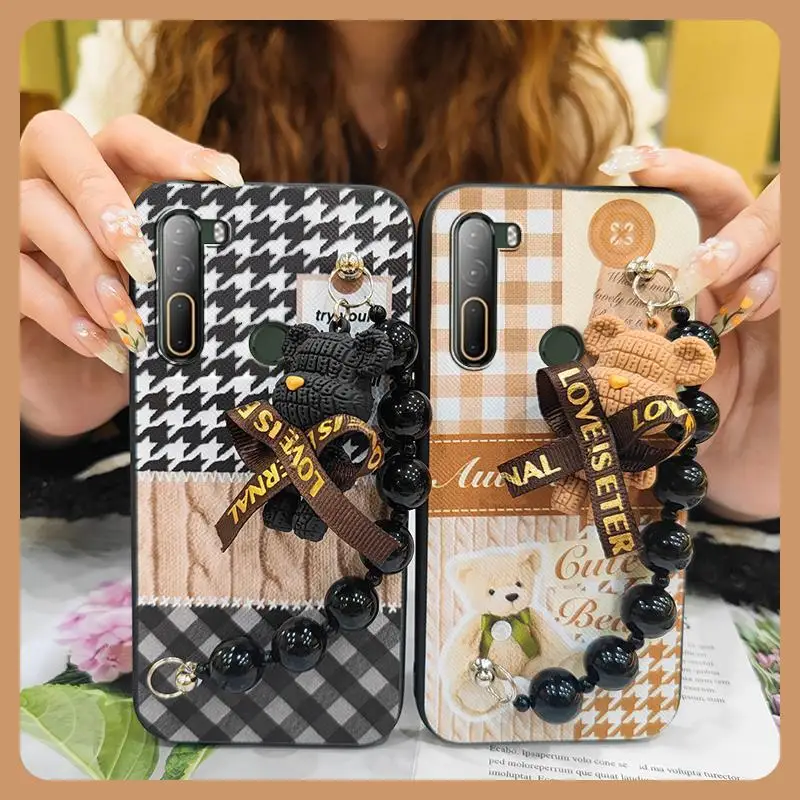 Cartoon Cute 3D Bear Doll Ornaments Soft Cover For HTC Desire 20 21 22 Pro 19 Plus U19E U20 5G Cases Bracelet Funda Coque Capa
Cartoon Cute 3D Bear Doll Ornaments Soft Cover For HTC Desire 20 21 22 Pro 19 Plus U19E U20 5G Cases Bracelet Funda Coque Capa