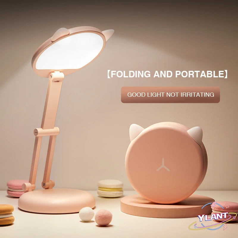 LED Cat Desk Lamp Foldable Touch Dimming Bedside Table Lamp Eye Protection Children Reading Lamp for Home Lighting Usb Charging
LED Cat Desk Lamp Foldable Touch Dimming Bedside Table Lamp Eye Protection Children Reading Lamp for Home Lighting Usb Charging