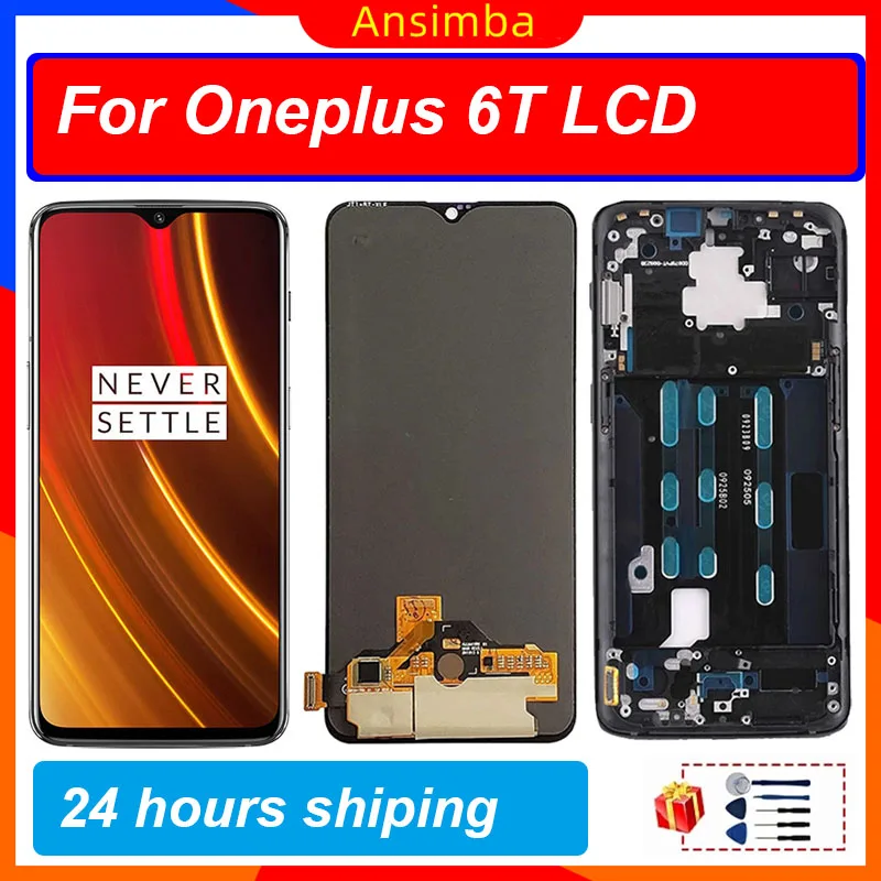 Original For OnePlus 6T LCD Display Touch Screen Digitizer Assembly Replacement For One Plus 6T A6010 LCD with Fringerprint 
Original For OnePlus 6T LCD Display Touch Screen Digitizer Assembly Replacement For One Plus 6T A6010 LCD with Fringerprint