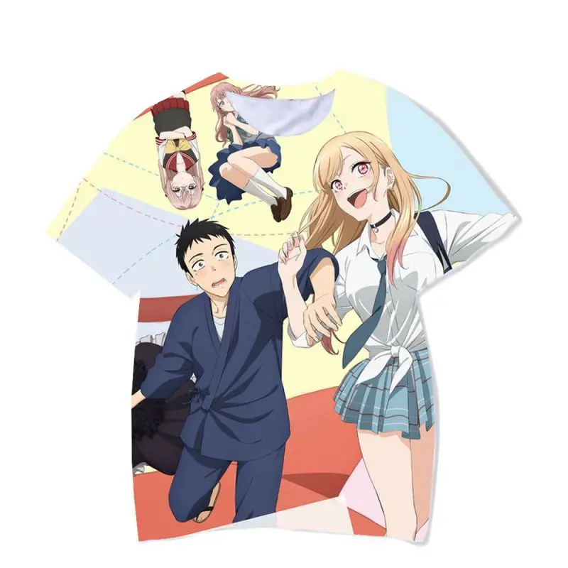 New Anime My Dress-up Darling Marin Kitagawa Gojō Wakana T-Shirt Fashion Women Cosplay Costume 3D Printing Short Sleeve
New Anime My Dress-up Darling Marin Kitagawa Gojō Wakana T-Shirt Fashion Women Cosplay Costume 3D Printing Short Sleeve