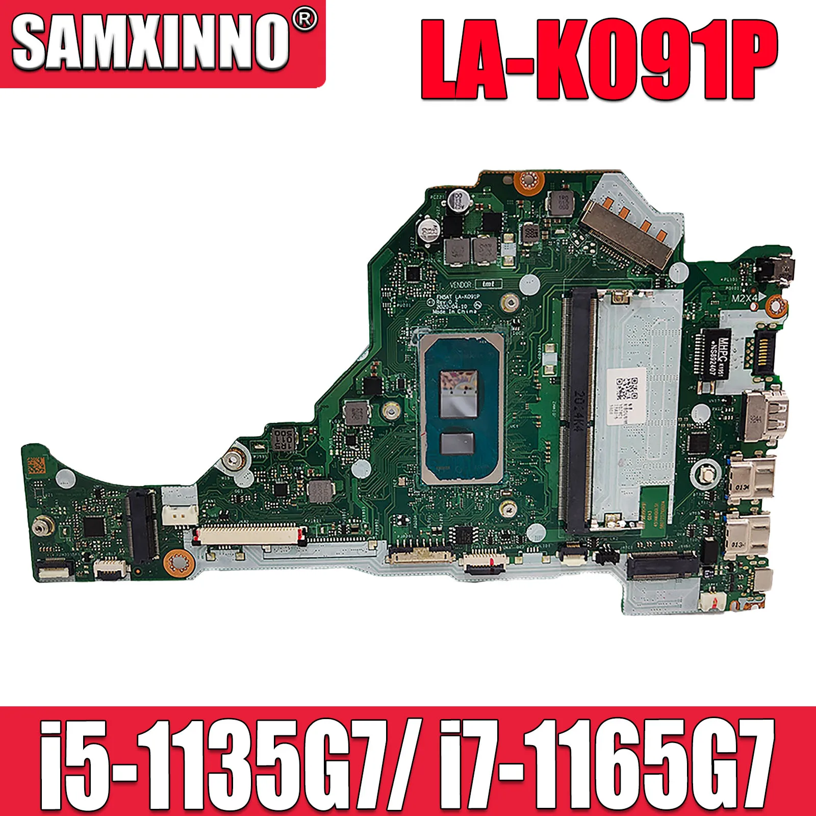 For Acer A515-56 Laptop Motherboard LA-K091P Notebook Mainboard with CPU i5-1135G7/ i7-1165G7 4GB-RAM 100% Test Work
For Acer A515-56 Laptop Motherboard LA-K091P Notebook Mainboard with CPU i5-1135G7/ i7-1165G7 4GB-RAM 100% Test Work