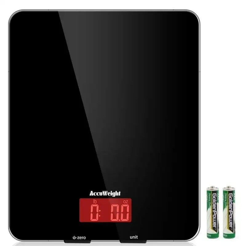 Kitchen Scale Multifunction Meat Food Scale with LCD Display for Baking Kitchen Cooking Tempered Glass Surface, Black Artículos
Kitchen Scale Multifunction Meat Food Scale with LCD Display for Baking Kitchen Cooking Tempered Glass Surface, Black Artículos