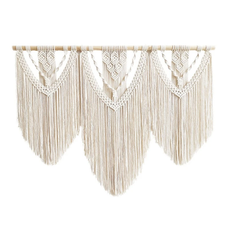 New Macrame Wall Hanging Tapestry With Tassels Hand Woven Nordic Style For Living Room Bedroom House Art Boho Decoration
New Macrame Wall Hanging Tapestry With Tassels Hand Woven Nordic Style For Living Room Bedroom House Art Boho Decoration