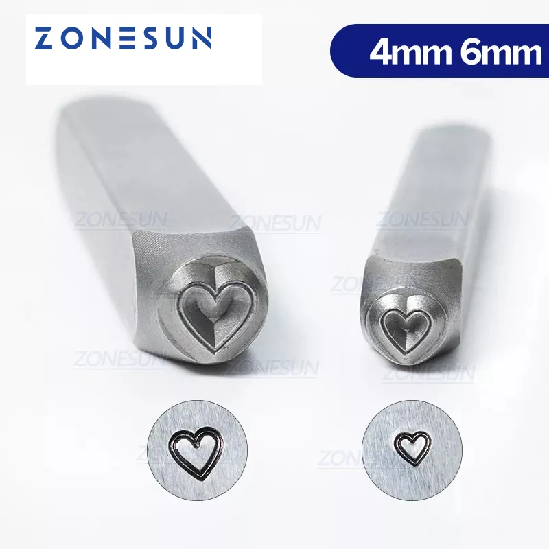 ZONESUN Heart Jewelry Stamping Metal Alphabet LOGO Steel Stamps Mold Marking Tool Punch Die For Leather Ring Bracelet Necklace
ZONESUN Heart Jewelry Stamping Metal Alphabet LOGO Steel Stamps Mold Marking Tool Punch Die For Leather Ring Bracelet Necklace