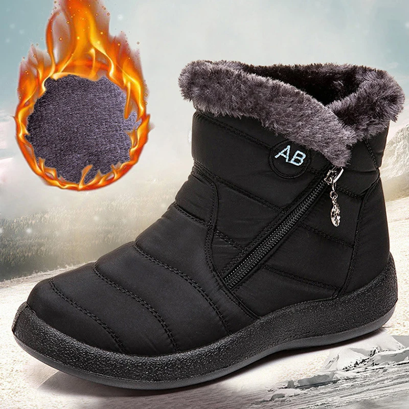 Women's Winter Boots Fur Warm Ankle Boots Snow Boots Women's Boots Non-slip Women Down Waterproof Short Boots Botas Mujer 35-43
Women's Winter Boots Fur Warm Ankle Boots Snow Boots Women's Boots Non-slip Women Down Waterproof Short Boots Botas Mujer 35-43