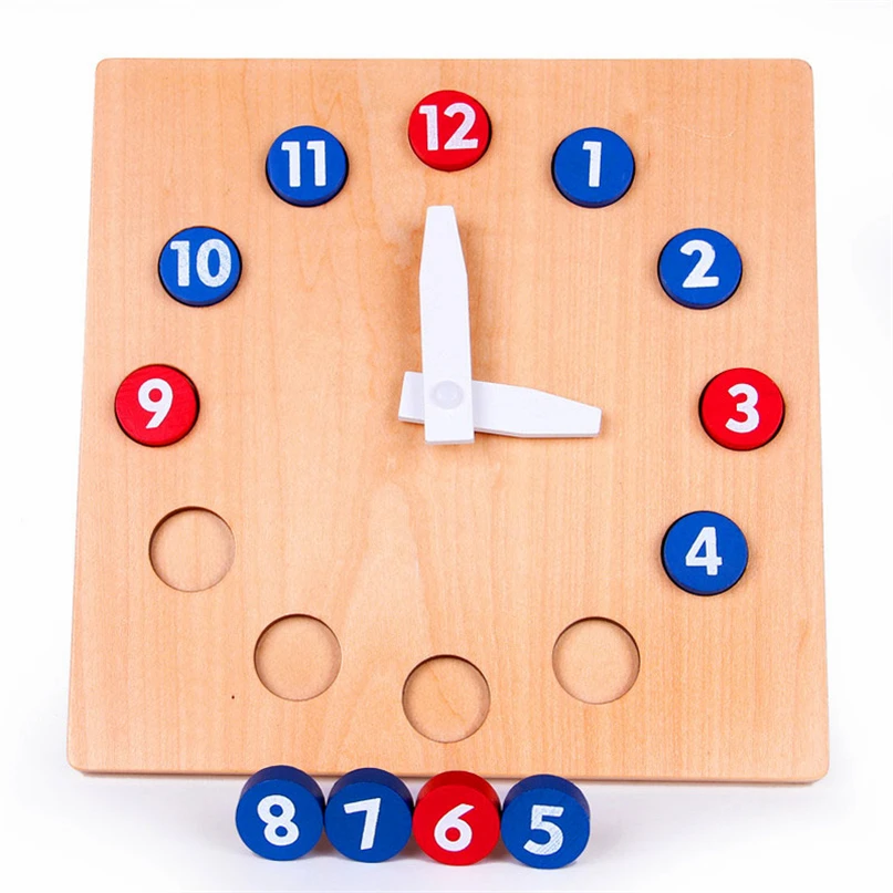 Montessori Wooden Clock Children Early Learning Educational Toys Time Cognitive Toys Game For Children 3 Year Olds D44Y 
Montessori Wooden Clock Children Early Learning Educational Toys Time Cognitive Toys Game For Children 3 Year Olds D44Y