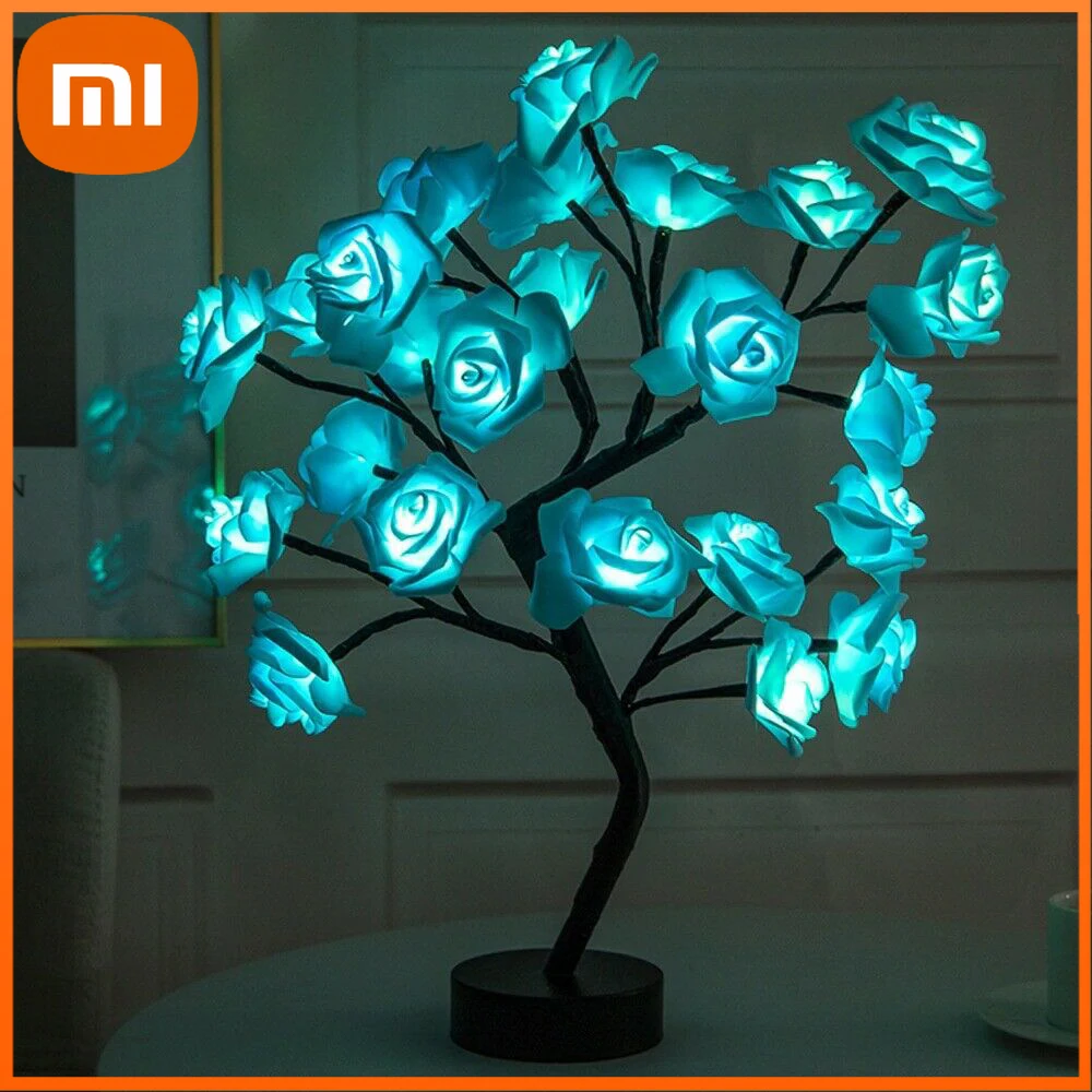 Xiaomi LED Rose Flower Tree Light USB Battery Operated Desktop Night Lights Room Decoration Table Lamp for Wedding Party
Xiaomi LED Rose Flower Tree Light USB Battery Operated Desktop Night Lights Room Decoration Table Lamp for Wedding Party