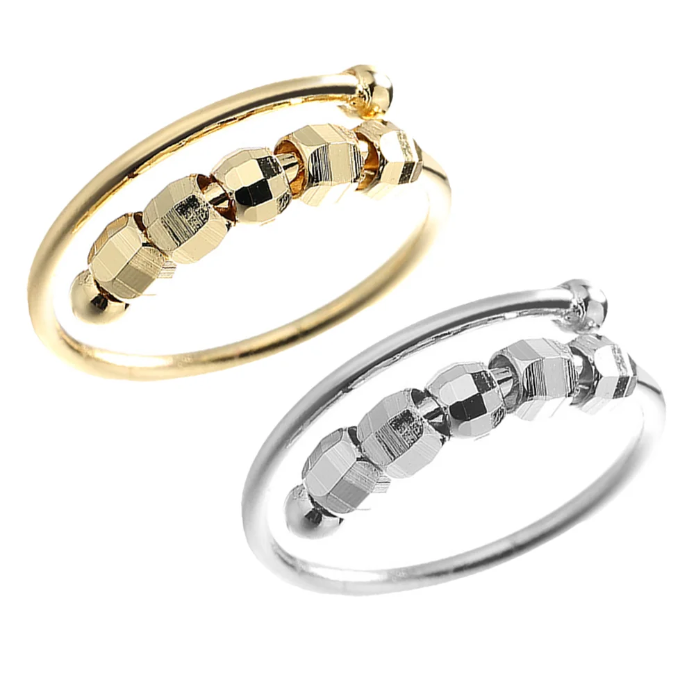 Ring Rings Beads Fidget Finger Rotatable Relife Decorative Gift Adjustable Relief Stress
Ring Rings Beads Fidget Finger Rotatable Relife Decorative Gift Adjustable Relief Stress