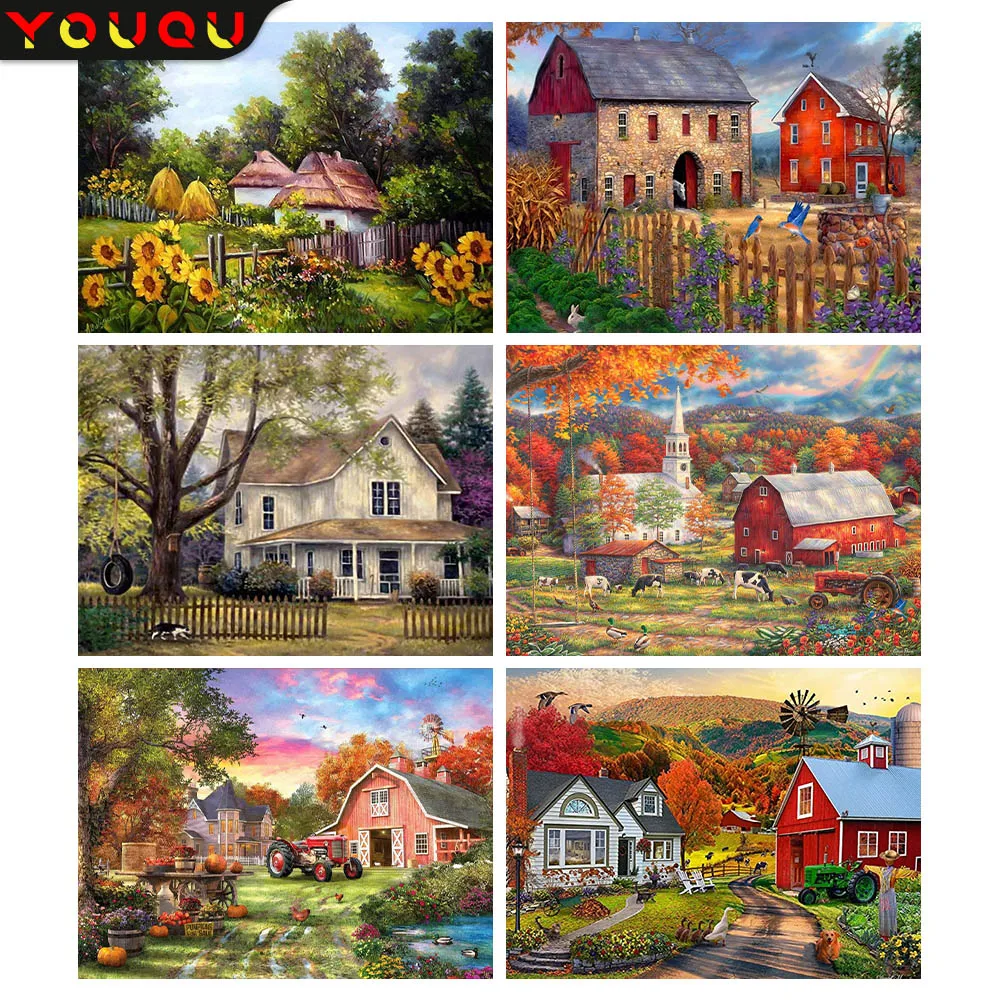 YOUQU Diamond Embroidery Cross Stitch DIY Diamond Painting Landscape High-quality Mosaic Picture 5D Home Decoration Gift
YOUQU Diamond Embroidery Cross Stitch DIY Diamond Painting Landscape High-quality Mosaic Picture 5D Home Decoration Gift