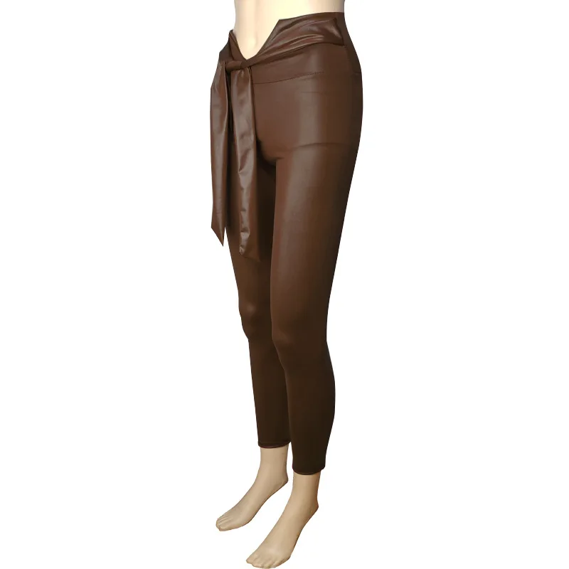 XL New Women Faux Leater Skinny Brown Pants Sashes Fashion PU Leggings Black Red Mujer Pantalones Ladies Trousers Gray Leggins
XL New Women Faux Leater Skinny Brown Pants Sashes Fashion PU Leggings Black Red Mujer Pantalones Ladies Trousers Gray Leggins