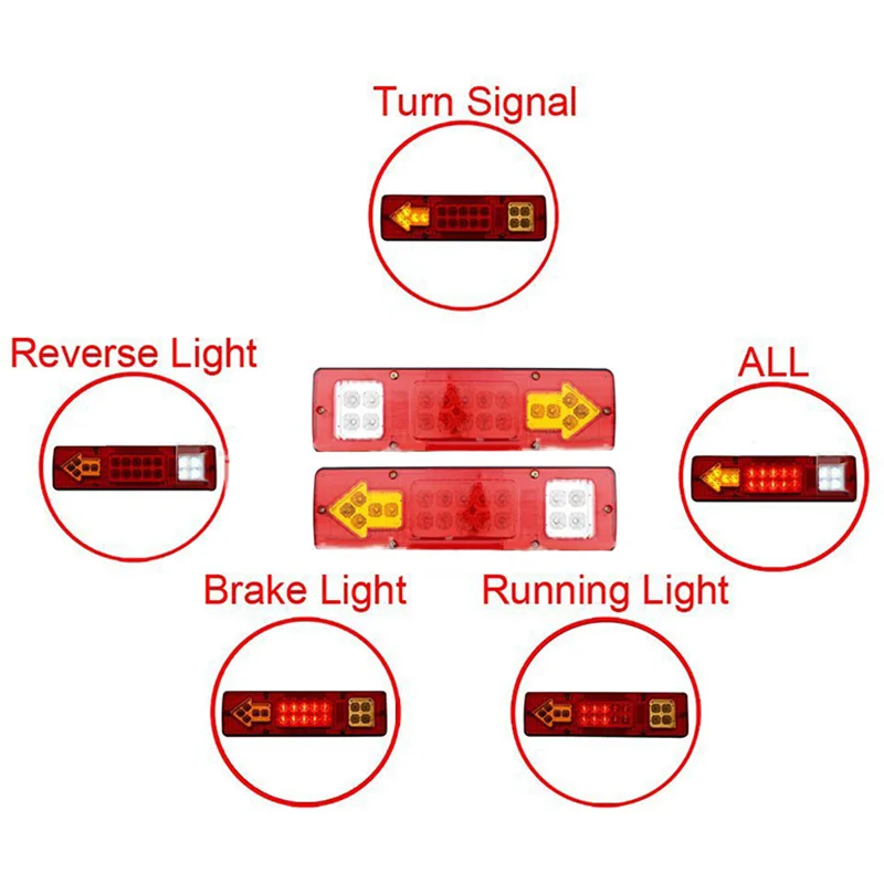 Tail Rear Light Truck 19LED 300*80*15mm High performance Lamp Light Reverse Turn Signal
Tail Rear Light Truck 19LED 300*80*15mm High performance Lamp Light Reverse Turn Signal