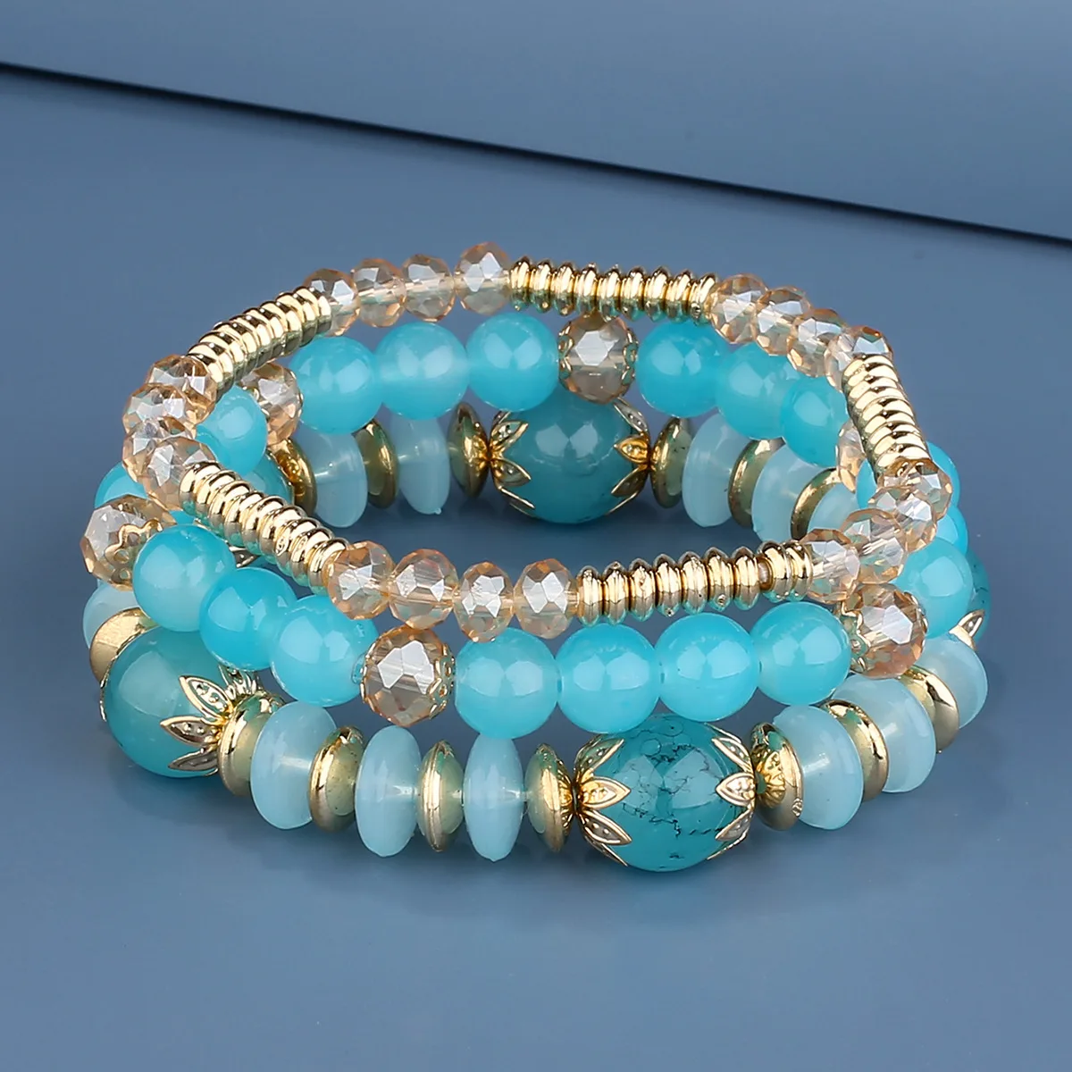 3 Pes/Set Simple Crystal Beaded Bracelets for Women Fashion Exquisite Multilayer Vintage Bracelet Aesthetic Boho Jewelry
3 Pes/Set Simple Crystal Beaded Bracelets for Women Fashion Exquisite Multilayer Vintage Bracelet Aesthetic Boho Jewelry