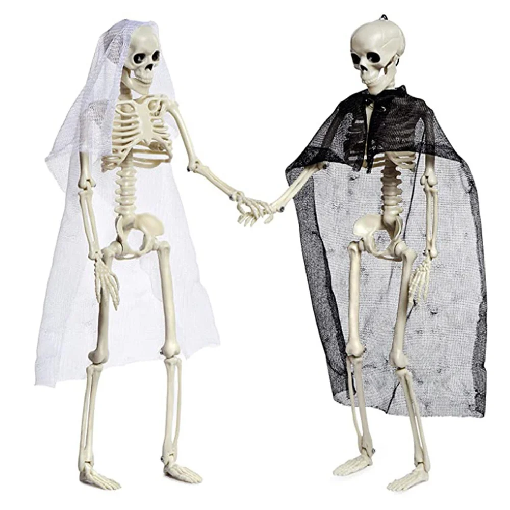 16inch Scary Halloween Couple Skeleton Swingable Body Hanging Ornaments Halloween Party Home Bar Haunted House Props Decoration
16inch Scary Halloween Couple Skeleton Swingable Body Hanging Ornaments Halloween Party Home Bar Haunted House Props Decoration