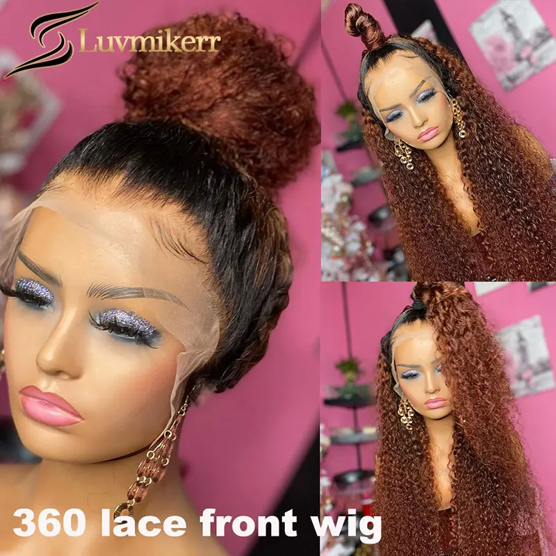 Highlight Honey Blonde Curly 360 Lace Frontal Wig Pre Plucked Ombre Colored Brazilian Full 13x4 Human Hair HD Front Wig Women 30
Highlight Honey Blonde Curly 360 Lace Frontal Wig Pre Plucked Ombre Colored Brazilian Full 13x4 Human Hair HD Front Wig Women 30