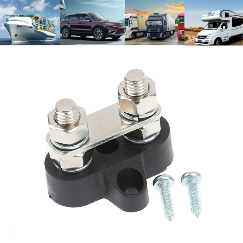 Terminal Block Studs M8 Junction Block Bus Bar Insulated Dual Power Distribution Stud Positive Negative RV Car Line Post 
Terminal Block Studs M8 Junction Block Bus Bar Insulated Dual Power Distribution Stud Positive Negative RV Car Line Post