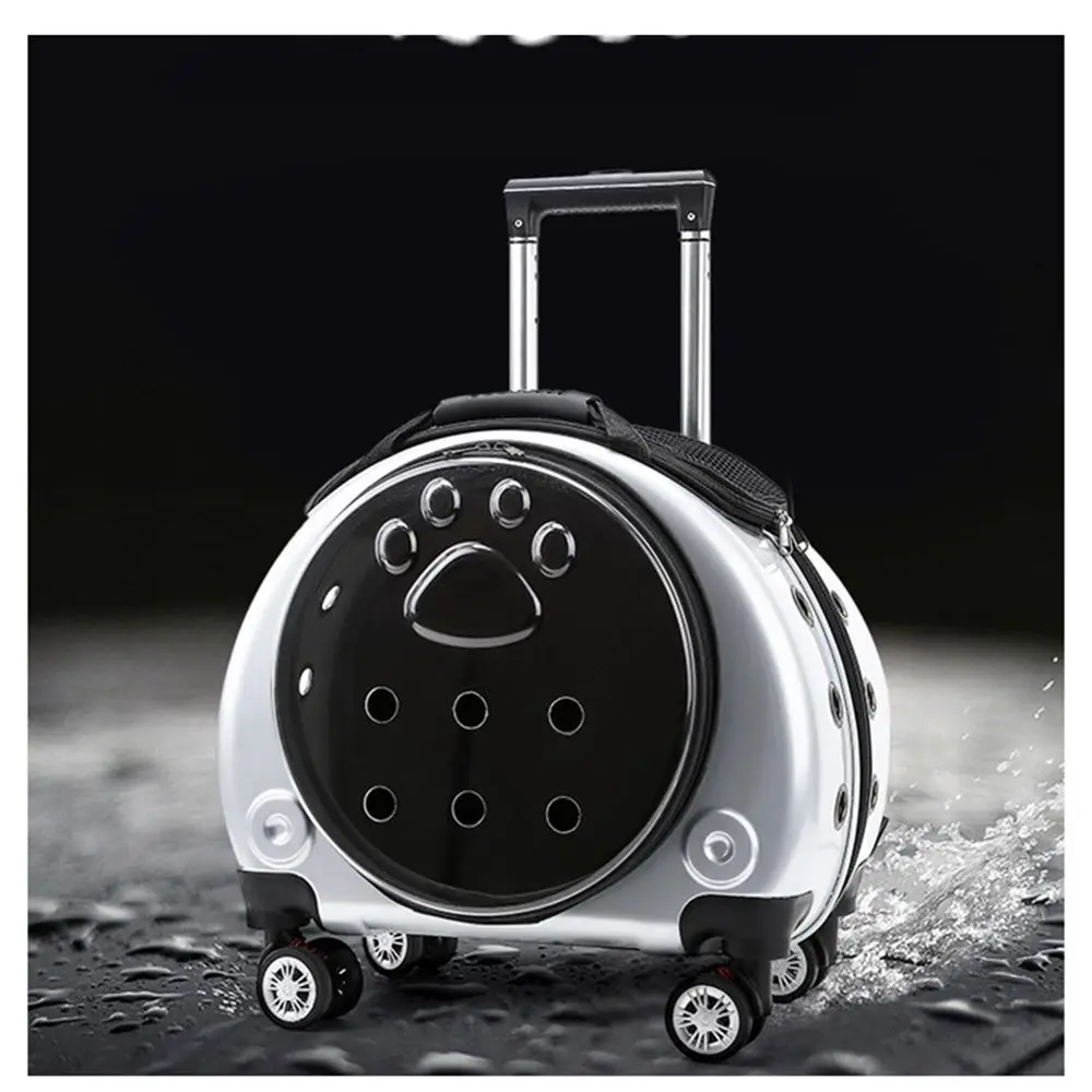 New Space Capsule Transparent Multi Hole Design Air Box Carry Bag Waterproof Pet Trolley Case
New Space Capsule Transparent Multi Hole Design Air Box Carry Bag Waterproof Pet Trolley Case