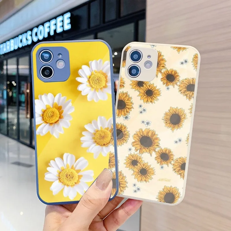 Чехол для телефона с маргариткой и подсолнухом для IPhone 14, 13, 12, 11 Pro Max, X, XR, XS, 8, 7 Plus, цветной чехол с жидким стеклом
Чехол для телефона с маргариткой и подсолнухом для IPhone 14, 13, 12, 11 Pro Max, X, XR, XS, 8, 7 Plus, цветной чехол с жидким стеклом