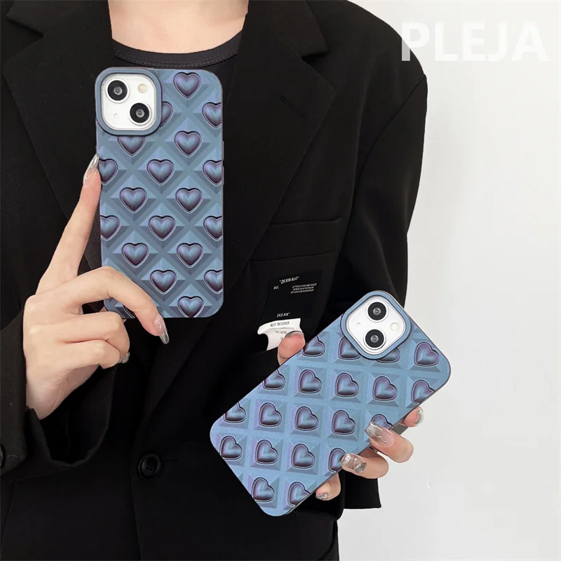 Fashion Cool Purple 3D Love Heart Phone Case For iPhone 14 11 12 13 Pro Max 14Pro Soft Cover Women Shockproof Protective Cases
Fashion Cool Purple 3D Love Heart Phone Case For iPhone 14 11 12 13 Pro Max 14Pro Soft Cover Women Shockproof Protective Cases