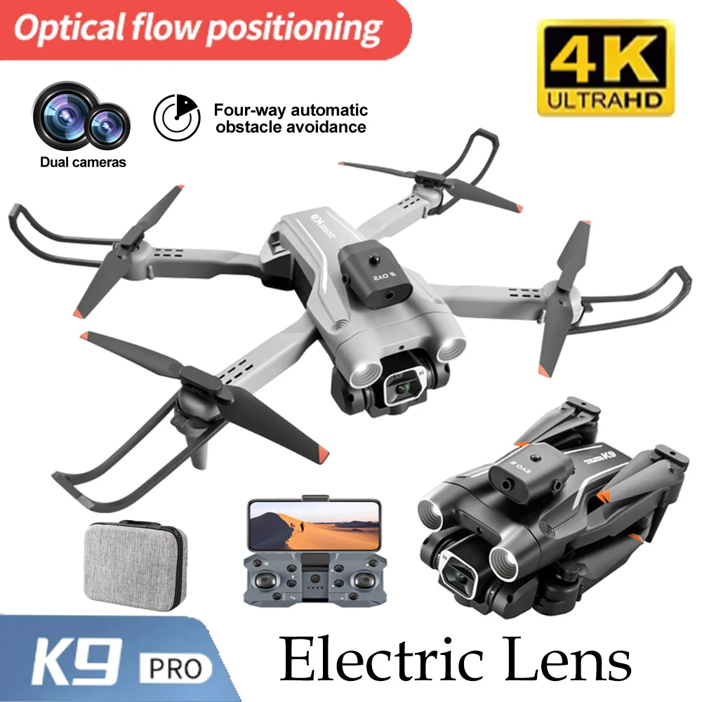 2023 NEW K9 PRO Mini Drone Pro 4K Dual Camera Optical Flow Localization Four-way Obstacle Avoidance Quadcopter Boys Toys Gifts
2023 NEW K9 PRO Mini Drone Pro 4K Dual Camera Optical Flow Localization Four-way Obstacle Avoidance Quadcopter Boys Toys Gifts